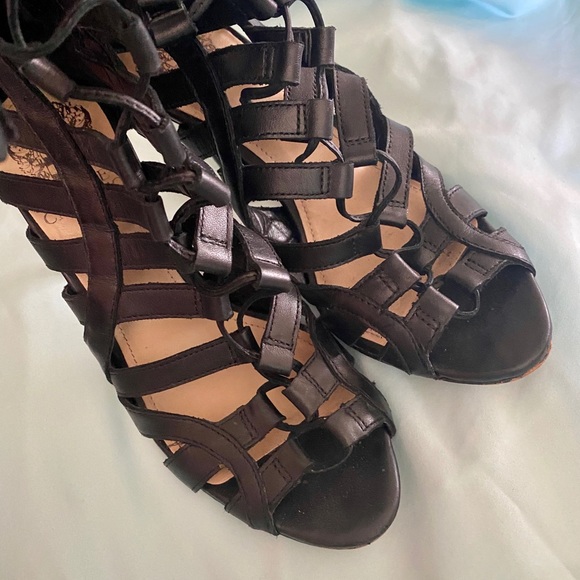 Olivia Tall Lace-Up Gladiator sandal Heels 6 - Picture 3 of 6